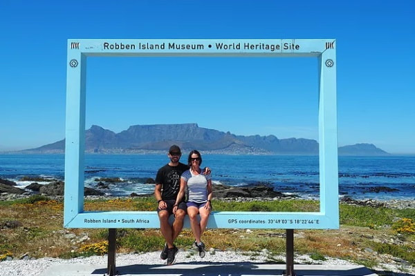 Guests on Robben Island